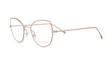 Lade das Bild in den Galerie-Viewer, Air 7 Ee Gold Surgical Stainless Steel Cat-Eye Eyeglasses | Francois Pinton Side