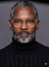 Charger l'image dans la galerie, Allure 01 Ib Francois Pinton Eyeglasses – Grey Cream Crystal Acetate Round Man