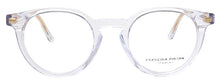 Charger l'image dans la galerie, Andy Ce Clear Crystal Round Eyeglasses | Francois Pinton Front