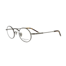 Charger l'image dans la galerie, Antique 5 Ii Silver Surgical Stainless Steel Oval Eyeglasses | Francois Pinton Side