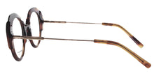 Cargar imagen en el visor de la galería, Aqua 03 Ze Classic Tortoise Crystal Round Cat Butterfly Eyeglasses | Francois Pinton Side 2