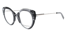 Lade das Bild in den Galerie-Viewer, Aqua 04 Np Asian Fit Grey Crystal Cat Butterfly Eyeglasses | Francois Pinton Side