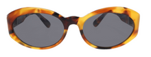 Charger l'image dans la galerie, Jacky 1 Zz Honey Tortoise Aged Acetate Jackie O Sunglasses | Francois Pinton front