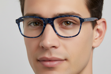 Charger l'image dans la galerie, KA 0089 Bi - Karavan Eyeglasses front blue rectangle man
