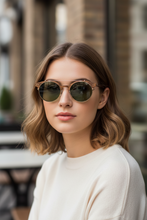 Load image into Gallery viewer, Larsen_104_-_Monkeyglasses_front woman in a coffee shop