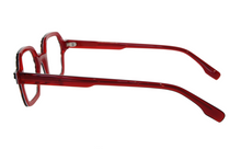 Charger l'image dans la galerie, Lazuli 01 Zr Textured Burgundy Aged Acetate Eyeglasses | Karavan Side