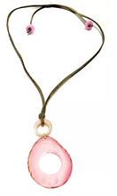 Load image into Gallery viewer, Loops C02 | Eyeglass Loop | Pink Pastel Handcrafted | Tagua Nut