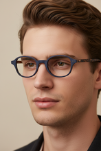 Load image into Gallery viewer, Melby_11_-_Monkeyglasses_blue man