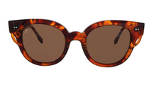 Charger l'image dans la galerie, Olbia Em Brown Tortoise Aged Acetate Sunglasses | Francois Pinton Front