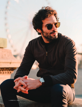 Charger l'image dans la galerie, Reforma 019 Stainless Steel Round Aviator Sunglasses | Francois Pinton Man