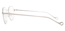 Charger l'image dans la galerie, Rubis 04 Io Matte Silver & Red Stainless Steel Eyeglasses | Karavan Side2