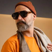 Indlæs billede til gallerivisning Yannick Aviator Solbriller - Monkeyglasses Vintage Stil