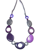 Load image into Gallery viewer, Vi Pebbles purple & grey mix - Necklace Eyewear holder in USA - cavaaller-Itwillbefine