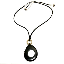 Load image into Gallery viewer, Vi Loop black - Eyeglass holder loop necklace