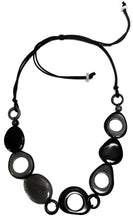 Load image into Gallery viewer, Vi Pebbles black mix - Necklace Eyeglass holder in USA - cavaaller-Itwillbefine