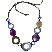 Load image into Gallery viewer, Vi Pebbles purple & grey mix - Necklace Eyewear holder in USA - cavaaller-Itwillbefine
