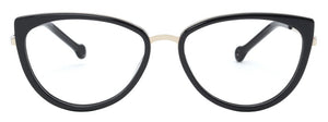 Rikke Cat Eye Recycled Black - Monkeyglasses