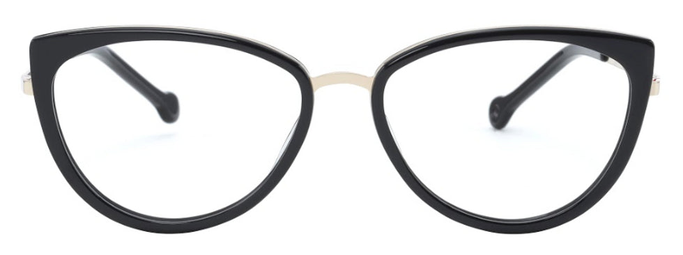Rikke Cat Eye Recycled Black - Monkeyglasses