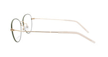 Lade das Bild in den Galerie-Viewer, Air 01AF Ke - Francois Pinton Eyeglasses Gold &amp; Khaki Surgical Stainless Steel Side
