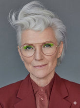 Lade das Bild in den Galerie-Viewer, Air 4 Ve Violet &amp; Gold Surgical Stainless Steel Eyeglasses | Francois Pinton Woman
