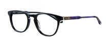 Lade das Bild in den Galerie-Viewer, Almond AY1A - David Green Eyeglasses Black &amp; Leaf Rectangular Side
