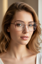 Load image into Gallery viewer, Anatase_01_Eo_-_Karavan_Eyeglasses_side woman
