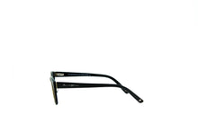 Lade das Bild in den Galerie-Viewer, Anchor AN1 Eco-Friendly Black &amp; Leaf Rectangular Eyeglasses | David Green Side
