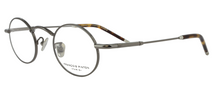 Lade das Bild in den Galerie-Viewer, Antique 5 Mi Bronze Surgical Stainless Steel Oval Eyeglasses | Francois Pinton Side
