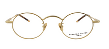 Lade das Bild in den Galerie-Viewer, Antique 5 Yy Gold Surgical Stainless Steel Oval Eyeglasses | Francois Pinton Front

