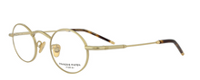 Lade das Bild in den Galerie-Viewer, Antique 5 Yy Gold Surgical Stainless Steel Oval Eyeglasses | Francois Pinton  Side
