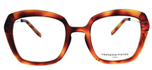 Lade das Bild in den Galerie-Viewer, Aqua 01 Me Amber Tortoise Butterfly Eyeglasses | Francois Pinton Front
