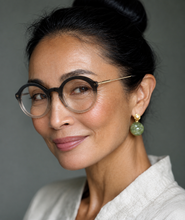 Lade das Bild in den Galerie-Viewer, Aqua 02 Me Asian Fit Brown Gradient Round Oval Eyeglasses | Francois Pinton Woman
