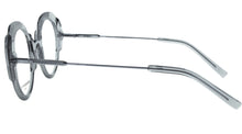 Lade das Bild in den Galerie-Viewer, Aqua 03 Ii Grey Crystal Round Cat Butterfly Eyeglasses | Francois Pinton side 2

