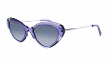 Load image into Gallery viewer, Aqua 06 Vi - Francois Pinton Sunglasses side purple cateye

