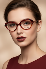 Load image into Gallery viewer, Aventurine 03 Rn - Karavan Eyeglasses side 1 woman
