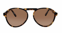 Lade das Bild in den Galerie-Viewer, Chicago Zz Honey Tortoise Sunglasses | French Aviator Frames by François Pinton
