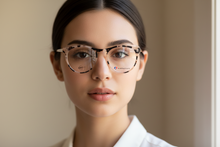 Load image into Gallery viewer, Cristal_1_Nw_-_Karavan_Eyeglasses_front woman
