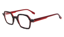Charger l'image dans la galerie, Lazuli 01 Zr Textured Burgundy Aged Acetate Eyeglasses | Karavan Side2
