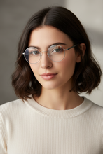 Load image into Gallery viewer, Lille silver - Monkeyglasses Eyeglasses
