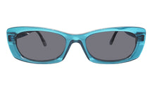 Lade das Bild in den Galerie-Viewer, Meribel Gg BBardot Blue Aged Acetate Sunglasses | Francois Pinton Front
