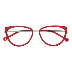 Rikke Cat Eye Recycled Red - Monkeyglasses