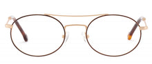 Indlæs billede til gallerivisning Monkeyglasses metal gold brown front
