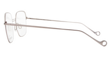 Lade das Bild in den Galerie-Viewer, Rubis 03 Ip Brushed Silver &amp; Red Stainless Steel Eyeglasses | Karavan Side2

