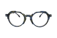 Cargar imagen en el visor de la galería, Wilfrid 02 Bb Navy Cut-Out Acetate Eyeglasses | Karavan Front
