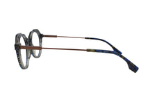 Cargar imagen en el visor de la galería, Wilfrid 02 Bb Navy Cut-Out Acetate Eyeglasses | Karavan Side2
