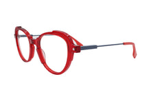Charger l'image dans la galerie, Wilfrid 05 Rb Red Butterfly Cut-Out Eyeglasses | Karavan Side
