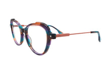 Charger l'image dans la galerie, Wilfrid 05 Ro Pink &amp; Purple Butterfly Cut-Out Eyeglasses | Karavan Side
