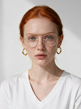 Lade das Bild in den Galerie-Viewer, Air 4 Py – Brille von François Pinton-Rosa &amp; Gold – Chirurgischer Edelstahl
