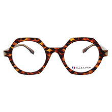 Cargar imagen en el visor de la galería, Spinelle 02 Ze Tortoiseshell Aged Acetate Eyeglasses | Karavan Front
