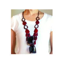 Load image into Gallery viewer, Vi Mingle Burgundy - Necklace Eyeglasses holder in USA - cavaaller-Itwillbefine
